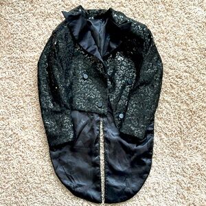 Kids sequin tuxedo jacket in excellent condition